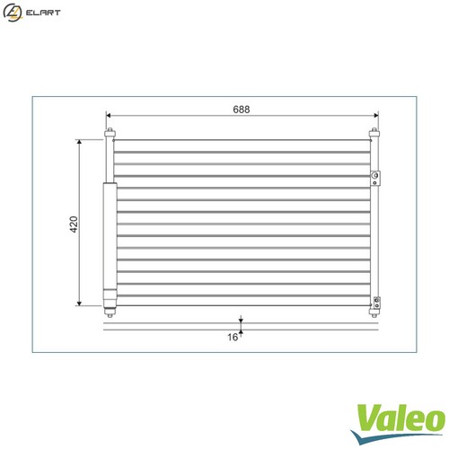 Condenser air conditioning - condenser,