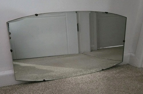 Vintage 1950s frameless wall - 1950s,