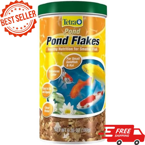 Tetra fish food flakes - 6.35, oz