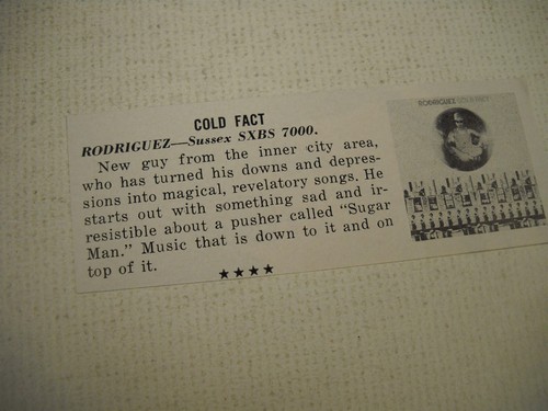 Sixto rodriguez rare - sixto, original