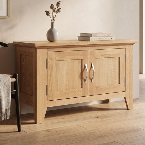 Solid oak small - cabinet, /