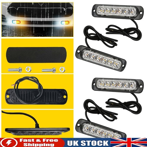 4pcs led 12v amber recovery - 6,