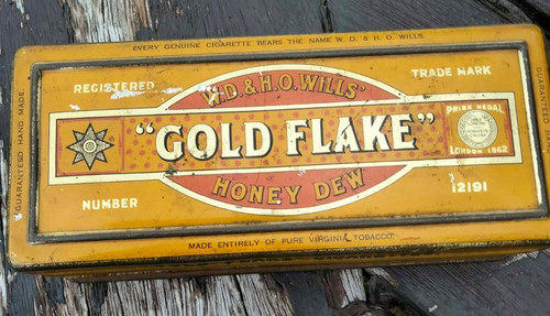 Vintage h o - wills, gold