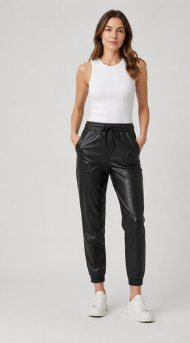 Women black sheepskin - black,