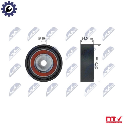 Tensioner pulley vribbed - pulley, belt