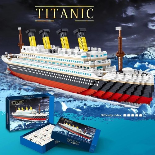 4404pcs titanic building - titanic,