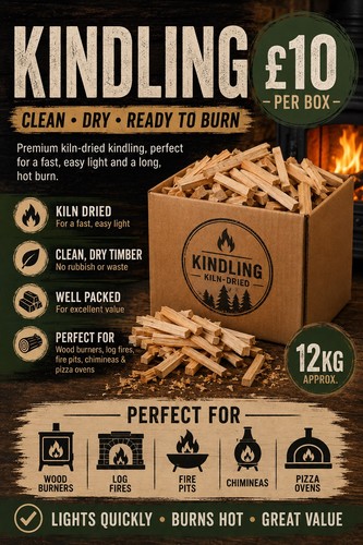 Kindling wood firewood 4kg - wood,