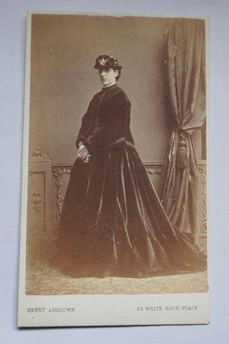 Cdv victorian lady long - lady, in