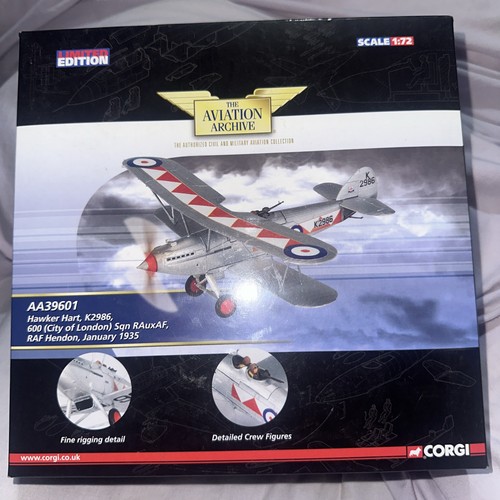 Corgi aviation archive hawker - corgi,
