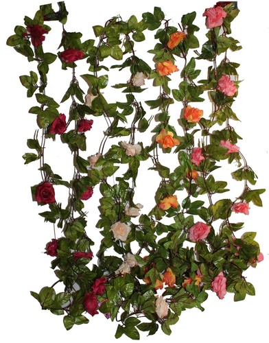 Feet rose garlands with - 8,
