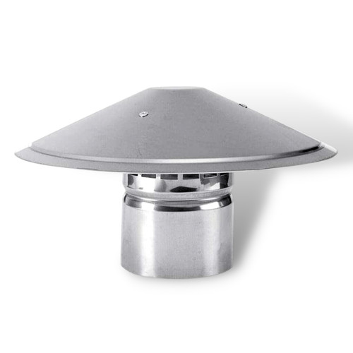 Chimney roof cowl 125mm - cowl, 5
