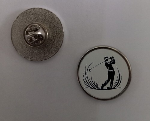 Golf golfer pin badge - cm,