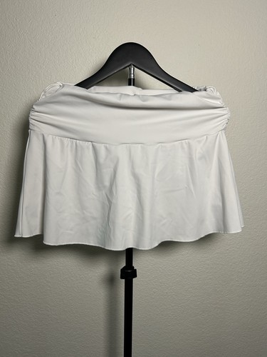 White gym skirt with - white,