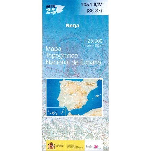 Spain map 1054 nerja - spain,