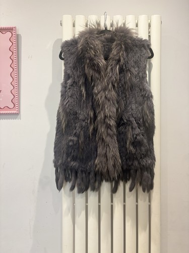 Real rabbit raccoon - real, grey