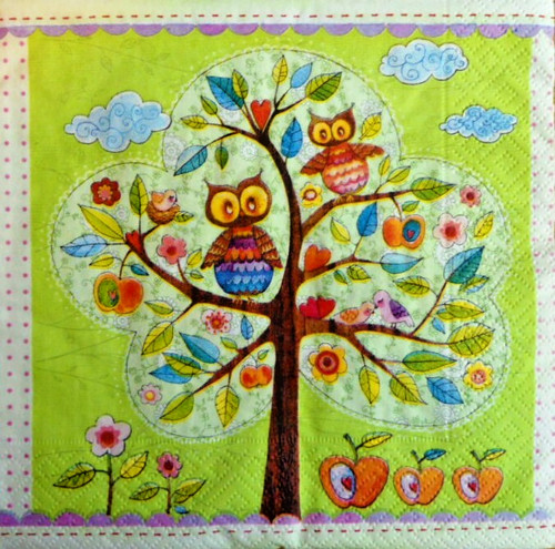 Single paper napkins - 4,