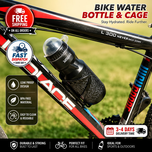 750ml bike water bottle cage - bottle,