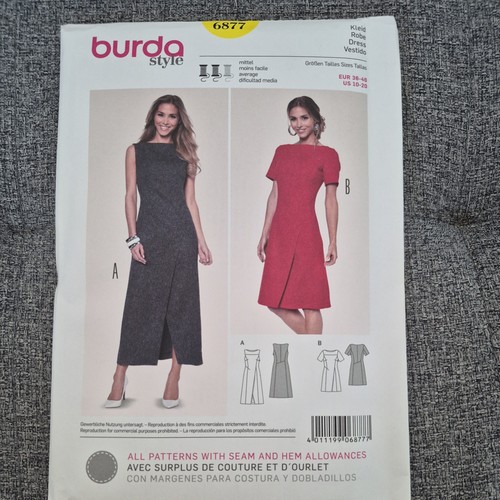 Burda 6877 misse dress - burda, misse's