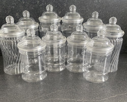 X10 victorian plastic jars - x10,