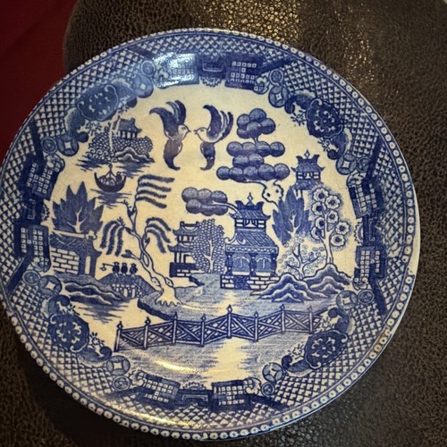 Blue willow white - blue, &