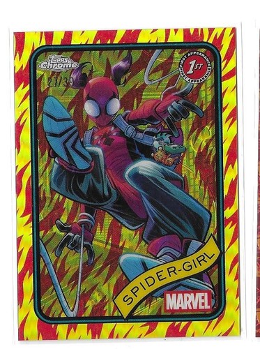 Spider girl topps - spider-girl, chrome