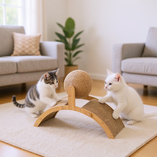 Cat sisal ball scratching - scratching, post