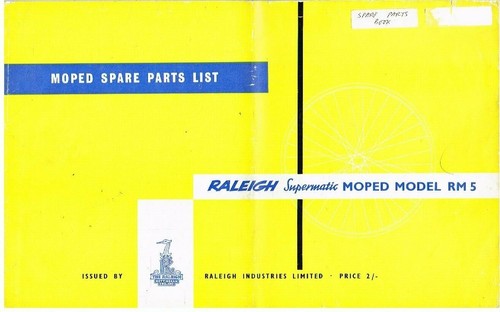 Raleigh supermatic moped model - raleigh,