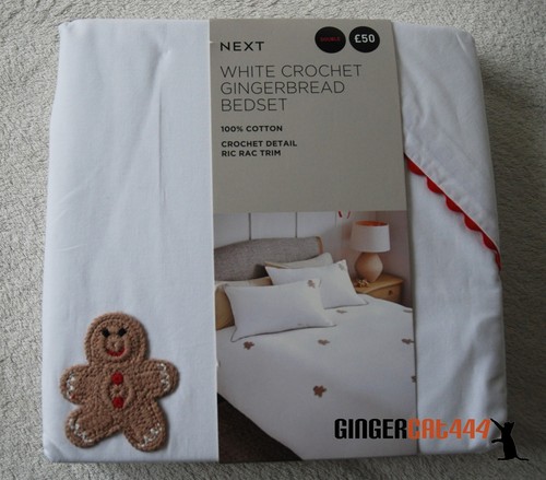 Next white bed set - bed, 100%