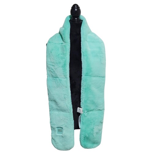 Ugg scarf emerald - emerald, fur