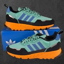 Adidas ZX 1K Boost Seasonality Men's 10.5 Shoes Acid Mint Orange Sneakers GX6568