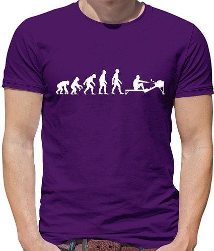 Evolution man rowing - evolution, of