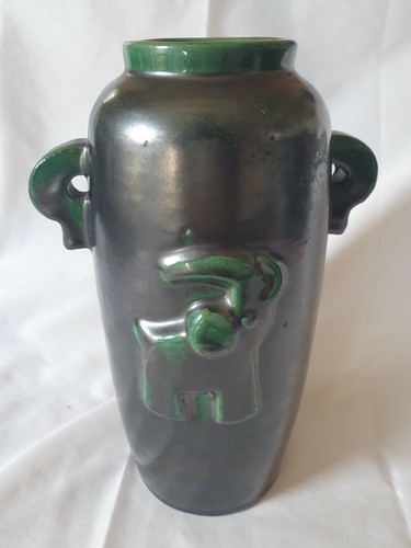 Swedish art deco tall vase