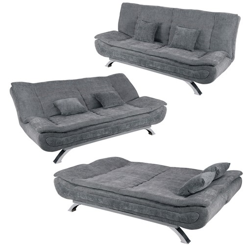 Modern linen fabric sofa bed - linen, 3