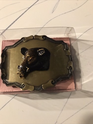 Vintage raintree brass pig - 3-d,