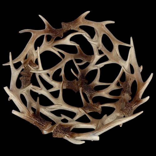 Faux antler decorative bowl - antler,