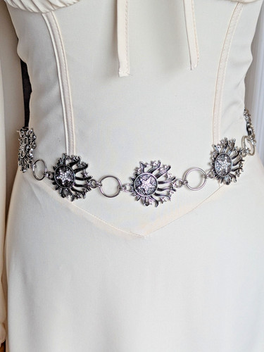 Shooting star diamante - star, chain