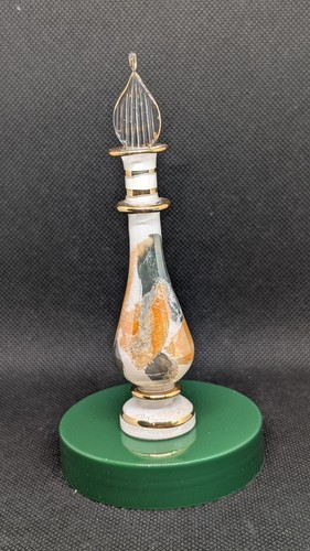 Egyptian glass perfume bottle - perfume,