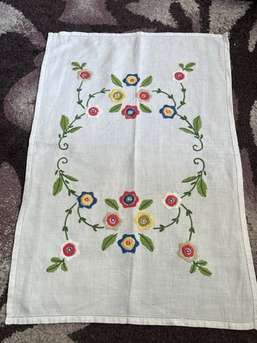 Antique embroidered coloured - antique,