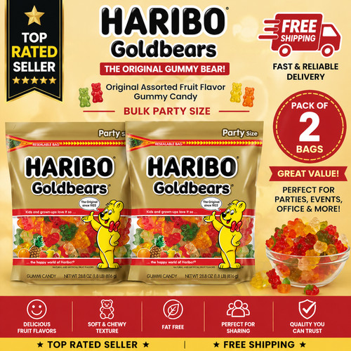 Haribo goldbears gummy bears - goldbears,