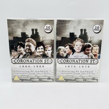 Coronation Street 2 x DVD Boxsets Best of 1960 - 1969 & 1970 - 1979 20 Discs