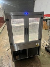 Commercial Refrigerated Cake & Sandwich Display Unit – Double Door Glass Front