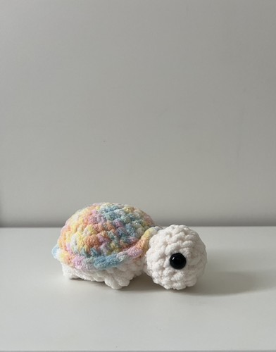 Handmade crochet turtle - handmade,