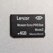4GB Lexar Memory Stick Pro Duo