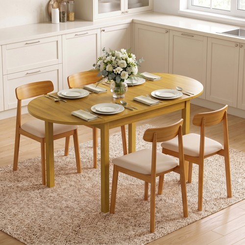 Wood kitchen table drop - 55",
