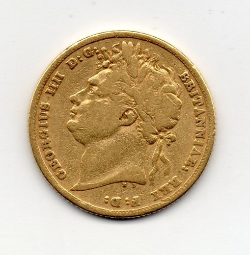 1824 gold sovereign - gold, iv