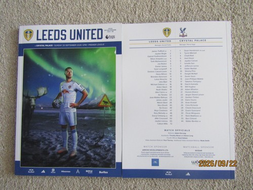 Leeds utd crystal palace sun - utd, v