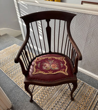 Vintage Ercol Grandfather Fireside Tub Chair 