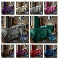 Crushed Velvet Duvet Quilt Cover Bedding Linen Set Housewife Pillowcases