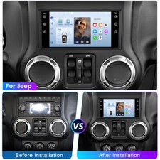 Android13 For Jeep Wrangler Chrysler Dodge Car Radio Stereo Carplay GPS SAT NAVI