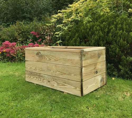 Wooden planter extra large - extra,